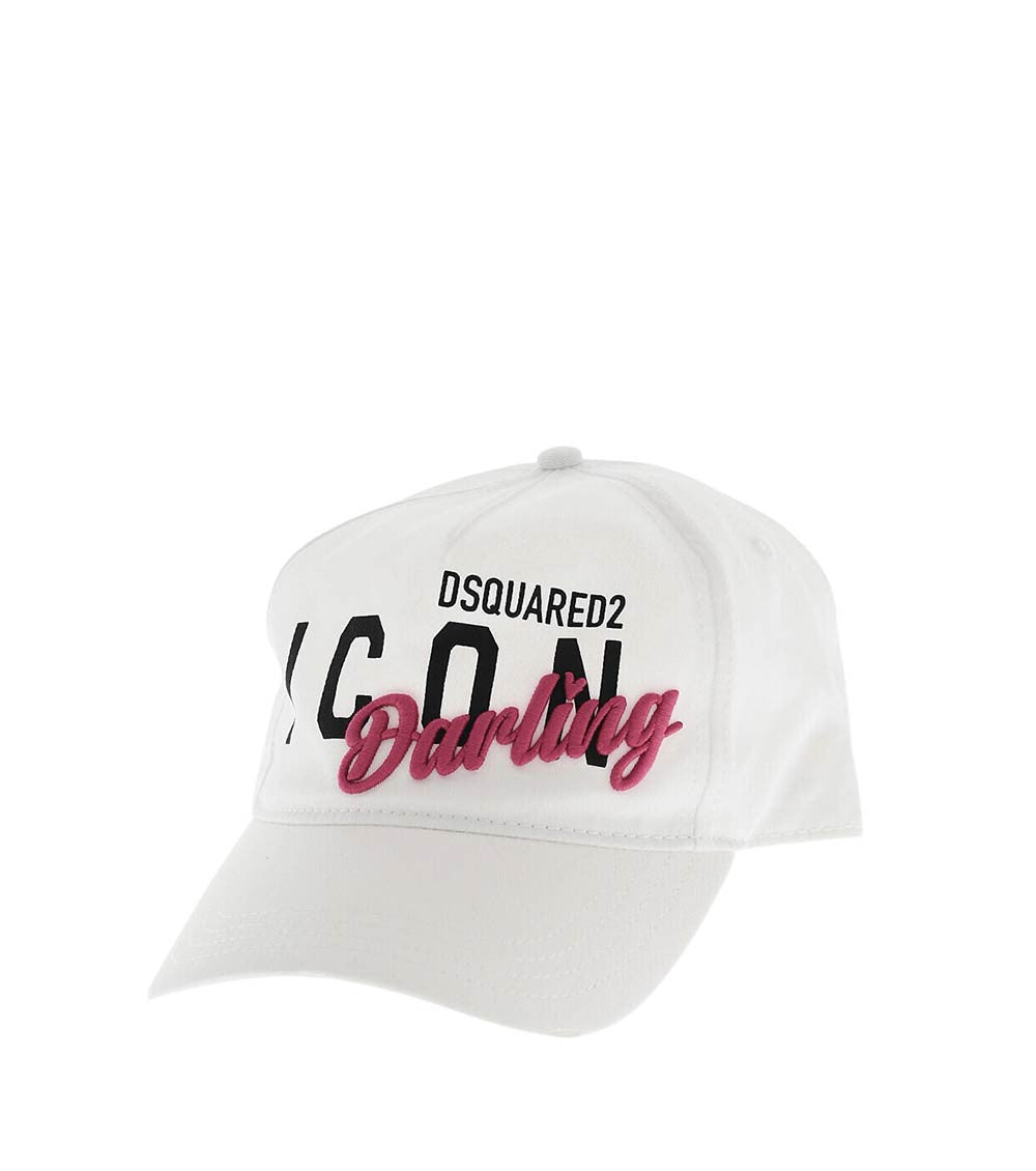 White Logo Baseball Cap 1