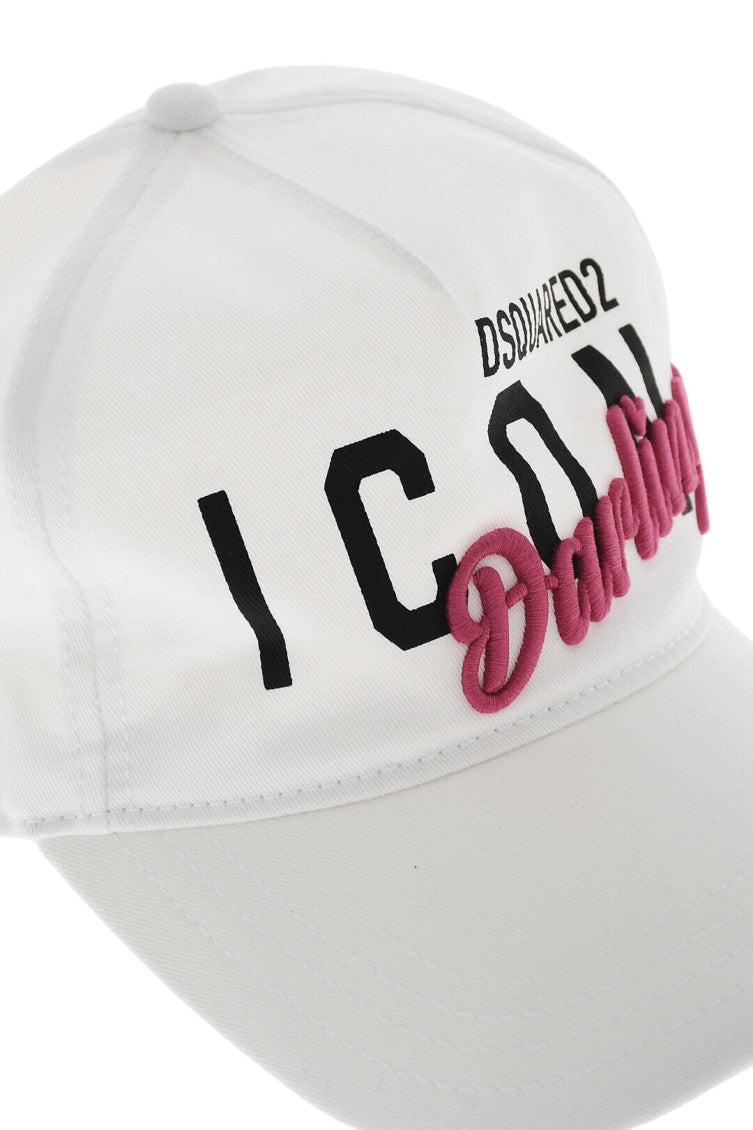 White Logo Baseball Cap 2
