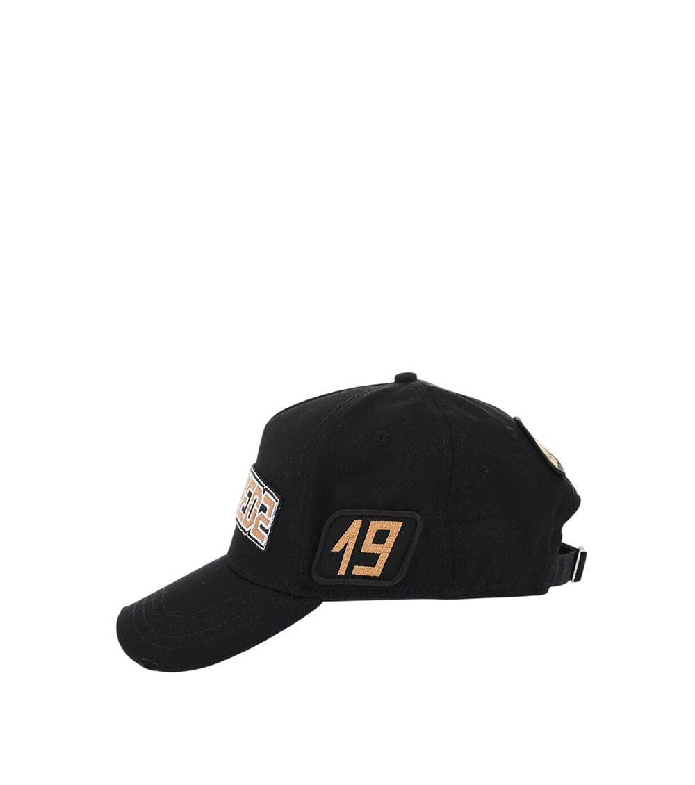 Black Logo Baseball Cap 2