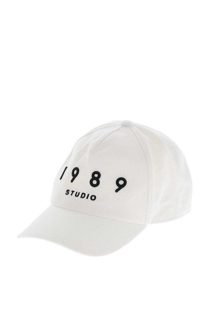 White Logo Baseball Cap 1