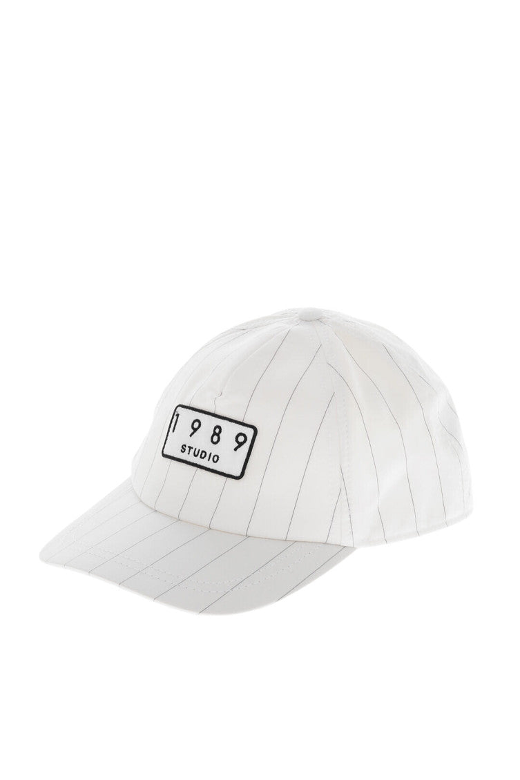 White Stripes Baseball Cap 1