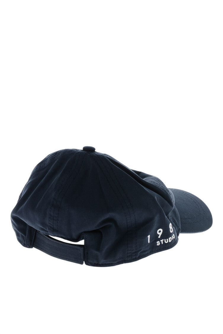 Dark Blue Solid Baseball Cap 3