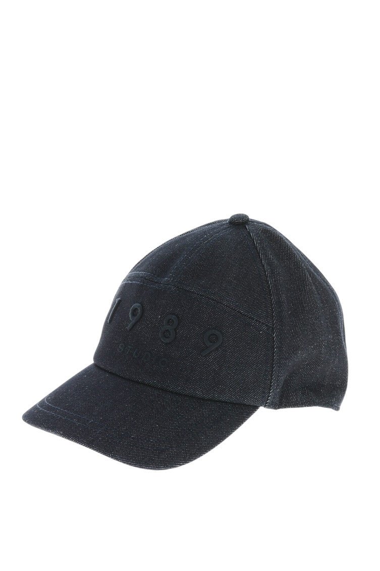Dark Blue Logo Baseball Cap 1