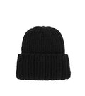 Black Knitted Beanie Cap 1