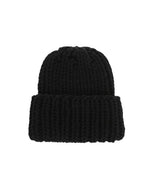 Black Knitted Beanie Cap 1