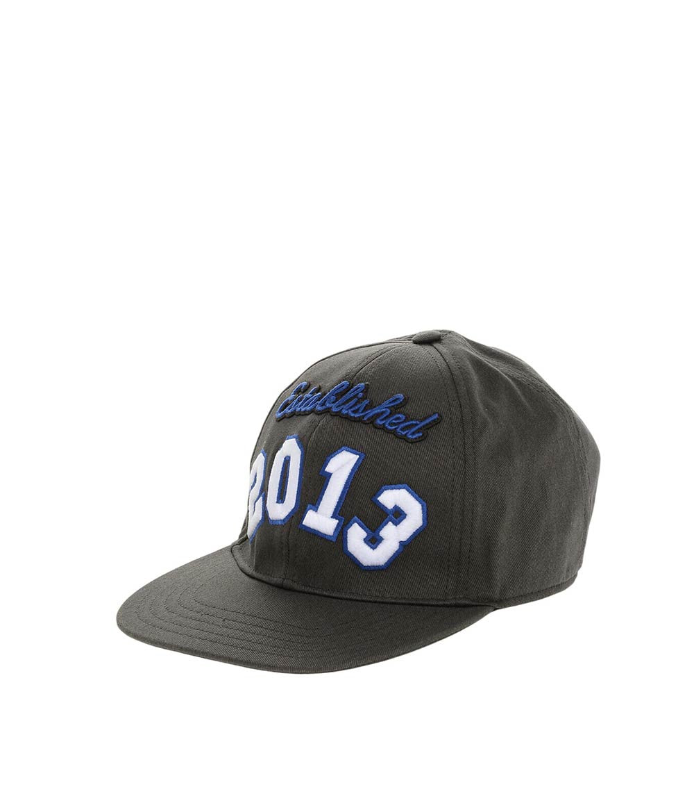 Dark Brown Embroidered Baseball Cap 1