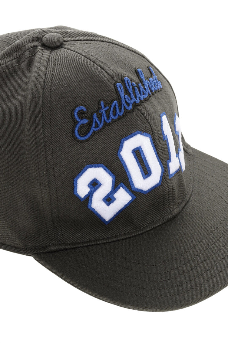 Dark Brown Embroidered Baseball Cap 3