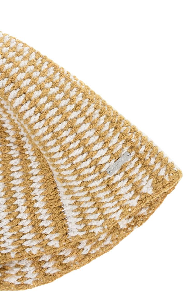 Beige Knitted  Beanie Cap 2