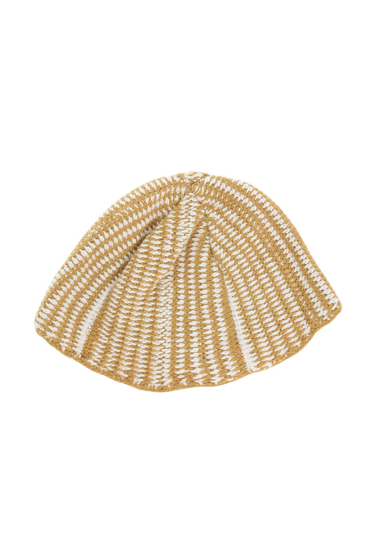 Beige Knitted  Beanie Cap 3