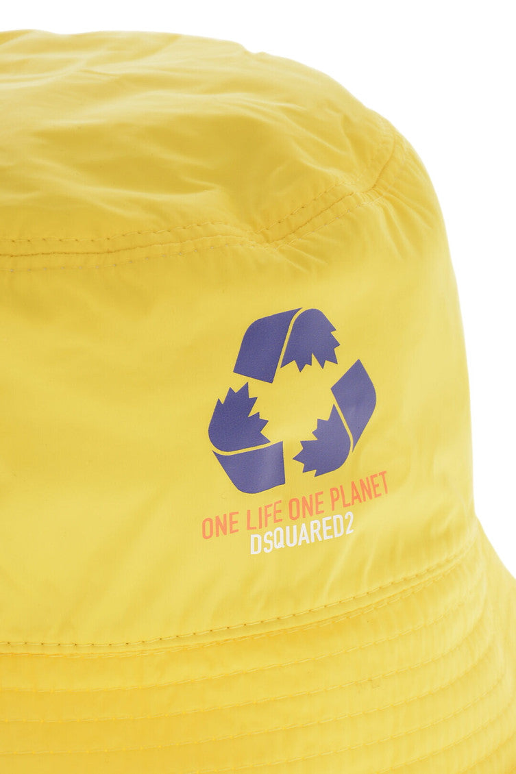 Yellow Logo Bucket Hat 3