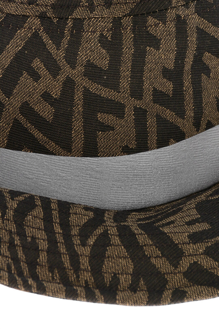 Brown Signature Logo Bucket Hat 3