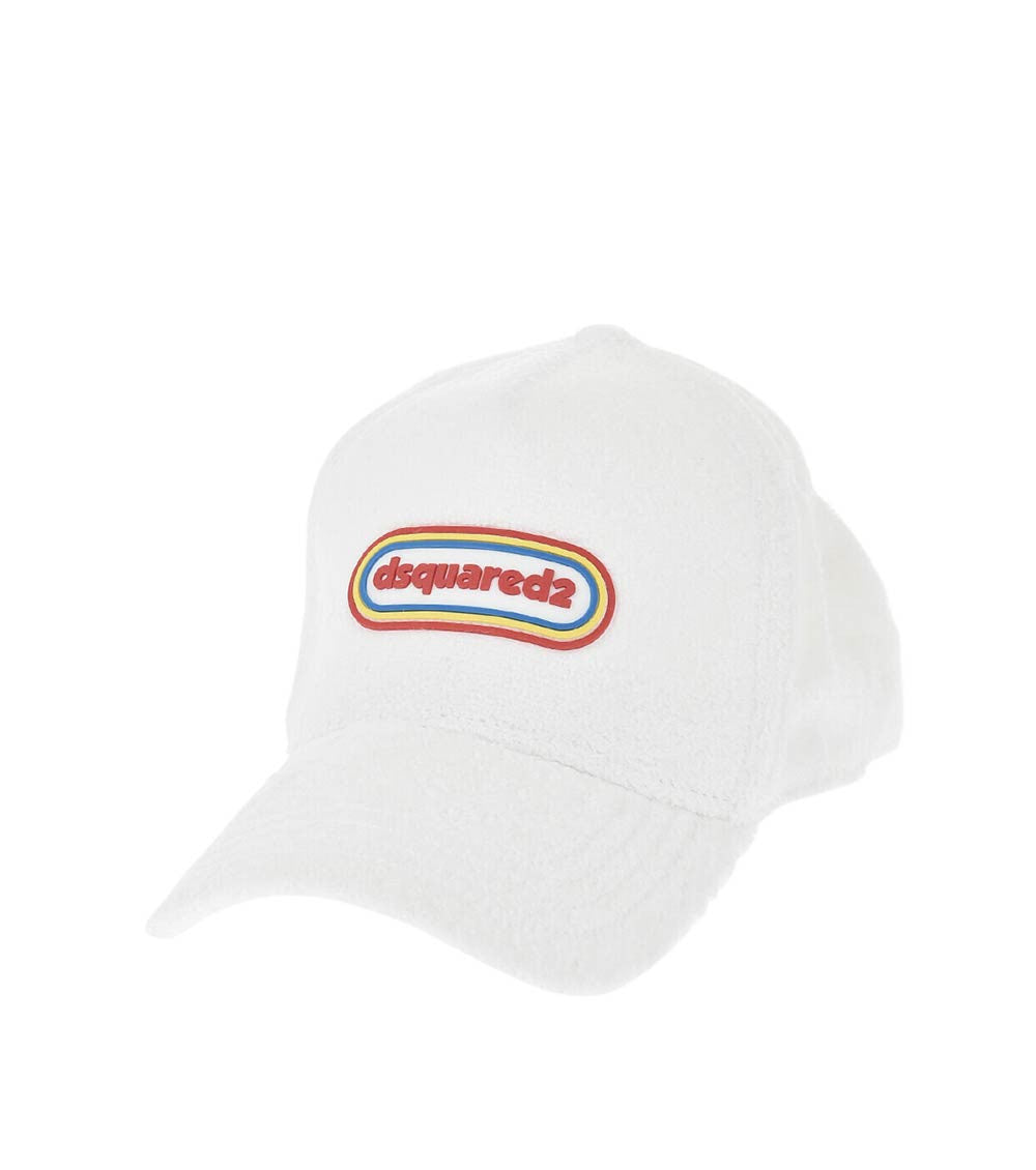 White  Logo Baseball Cap 1