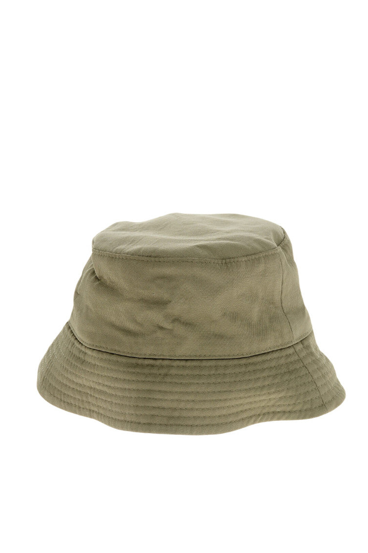 Green Solid Bucket Hat 2