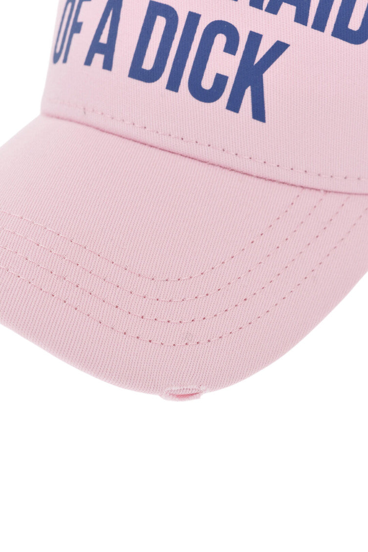 Pink Solid Baseball Cap 2