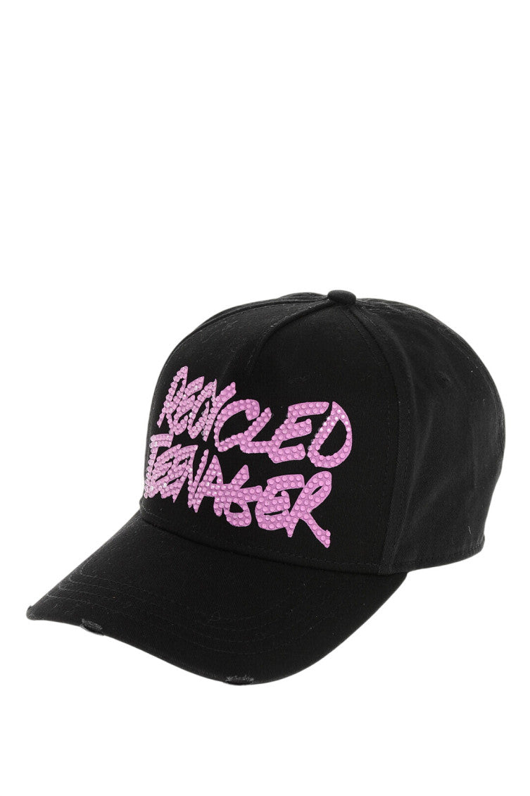 Black Solid Baseball Cap 1