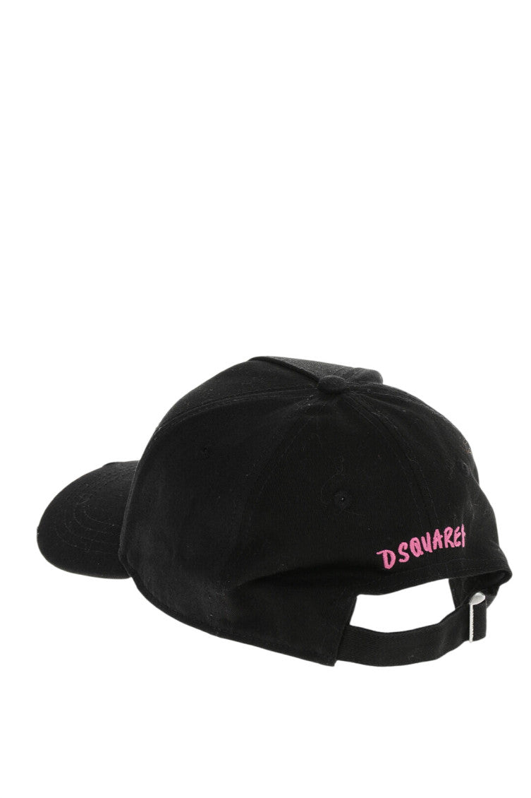 Black Solid Baseball Cap 2