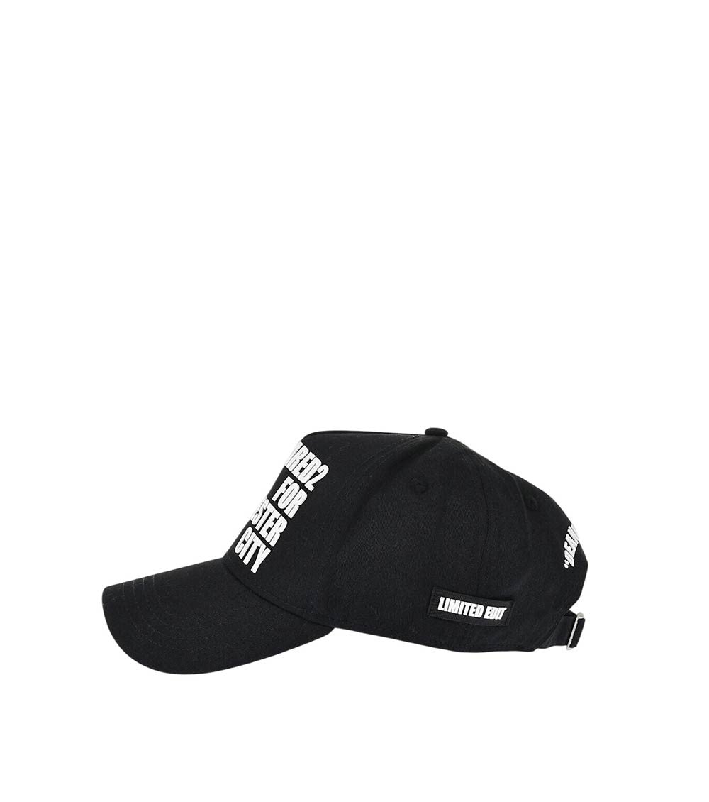 Black Logo Baseball Cap 2