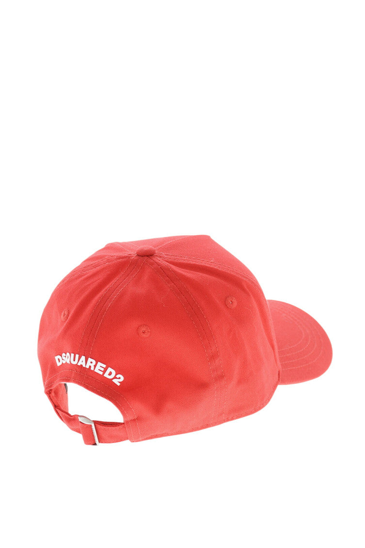 Red Solid Baseball Cap 2