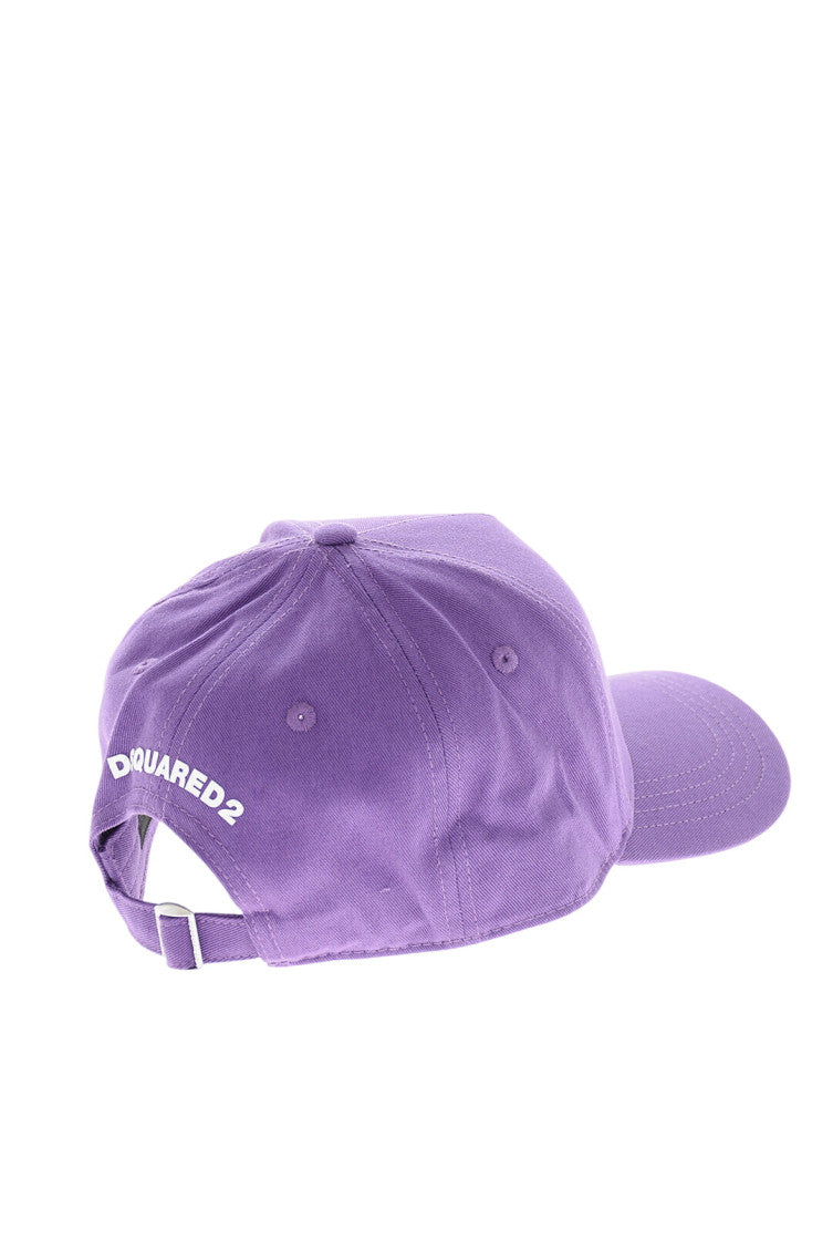 Purple Solid Baseball Cap 2