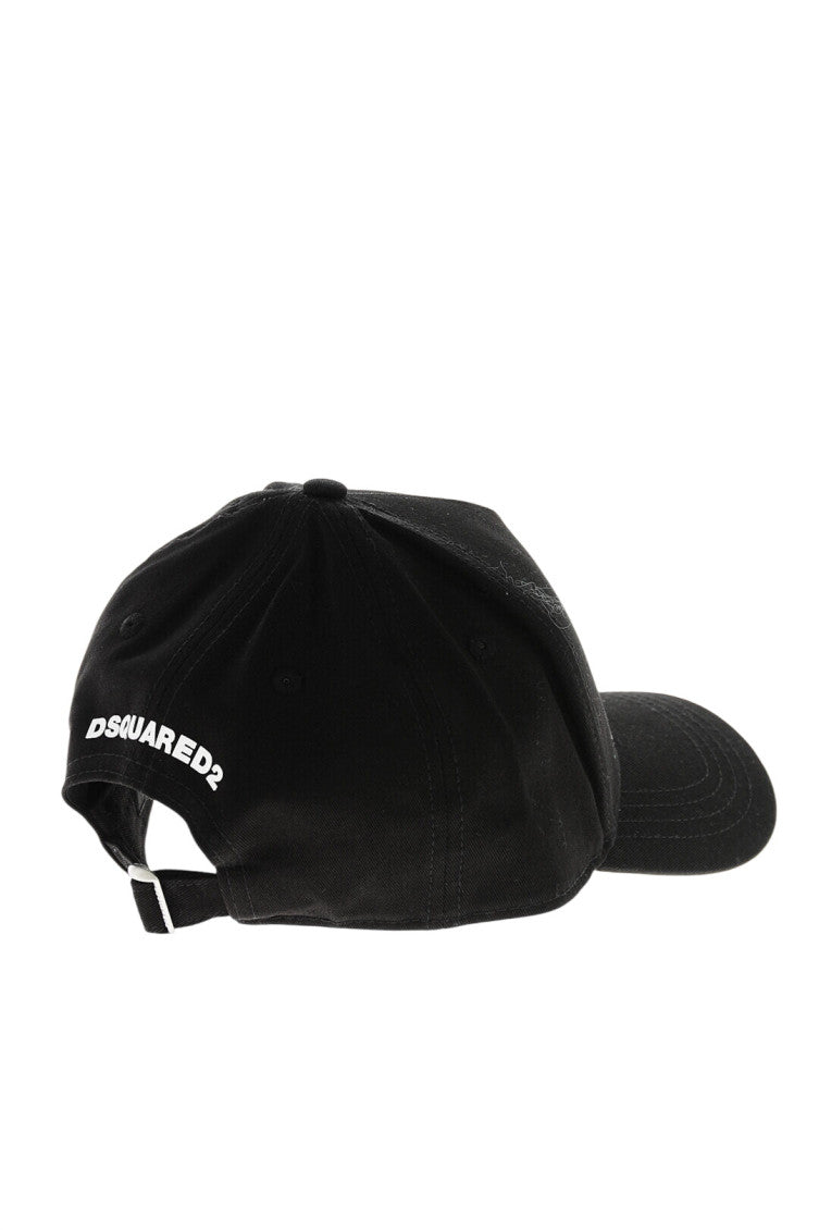 Black Solid Baseball Cap 2