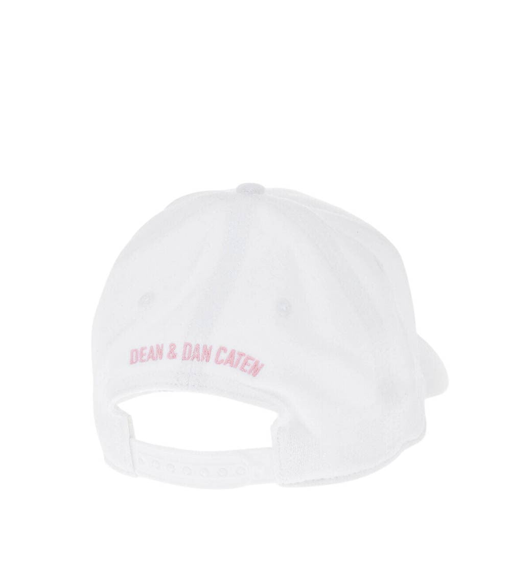 White Solid Baseball Cap 2