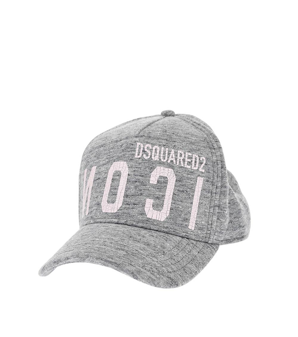 Grey  Logo Baseball Cap 1