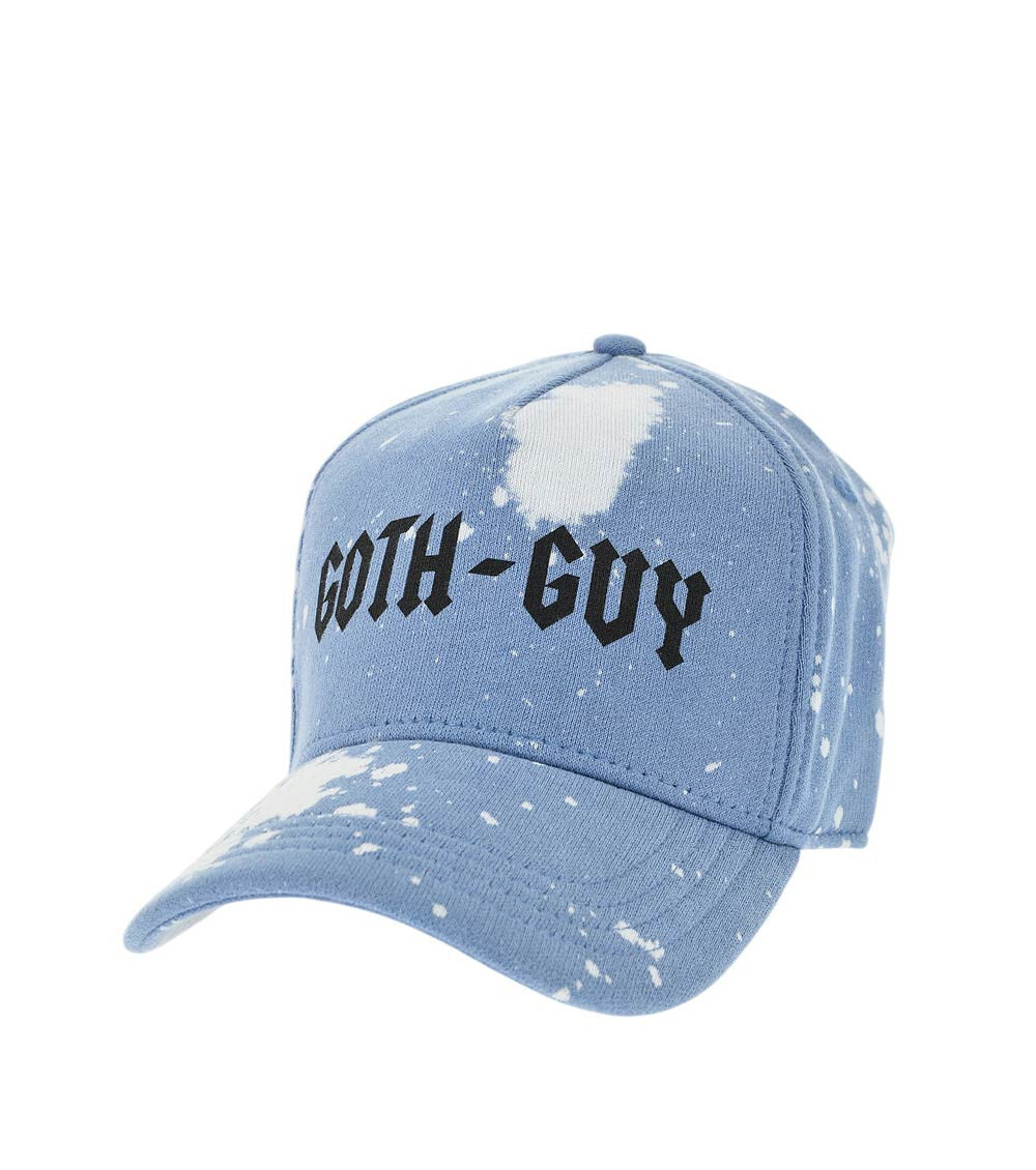 Blue Distressed Baseball Cap 1