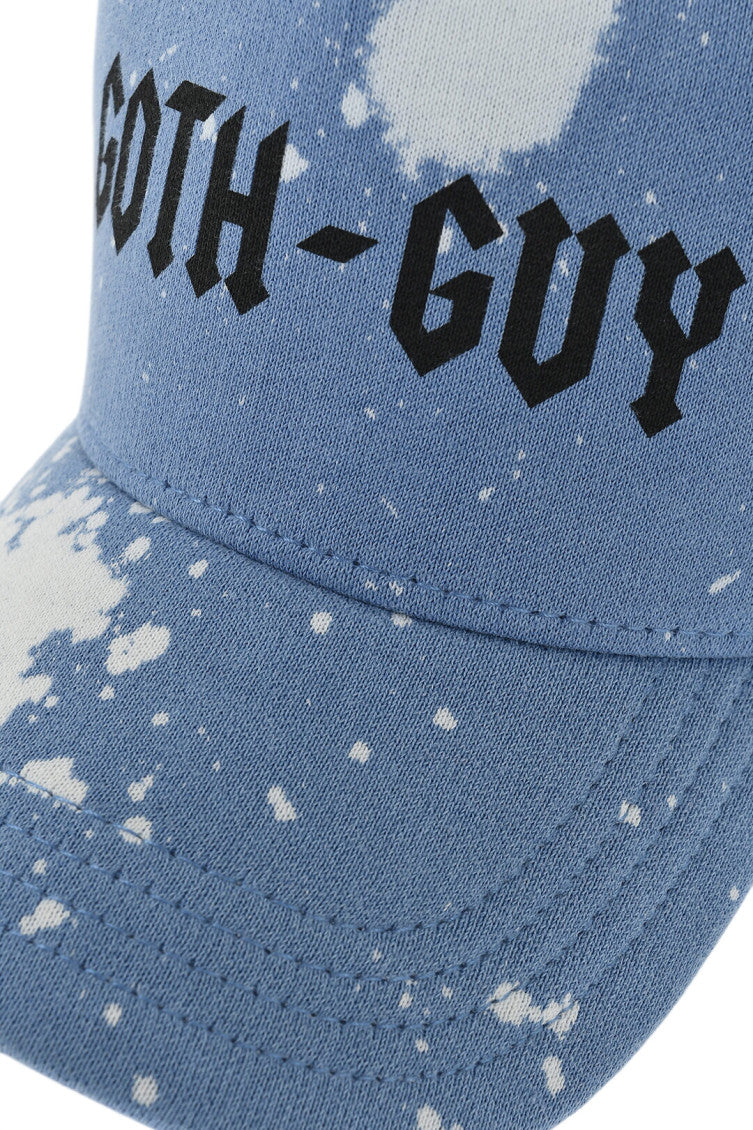 Blue Distressed Baseball Cap 2