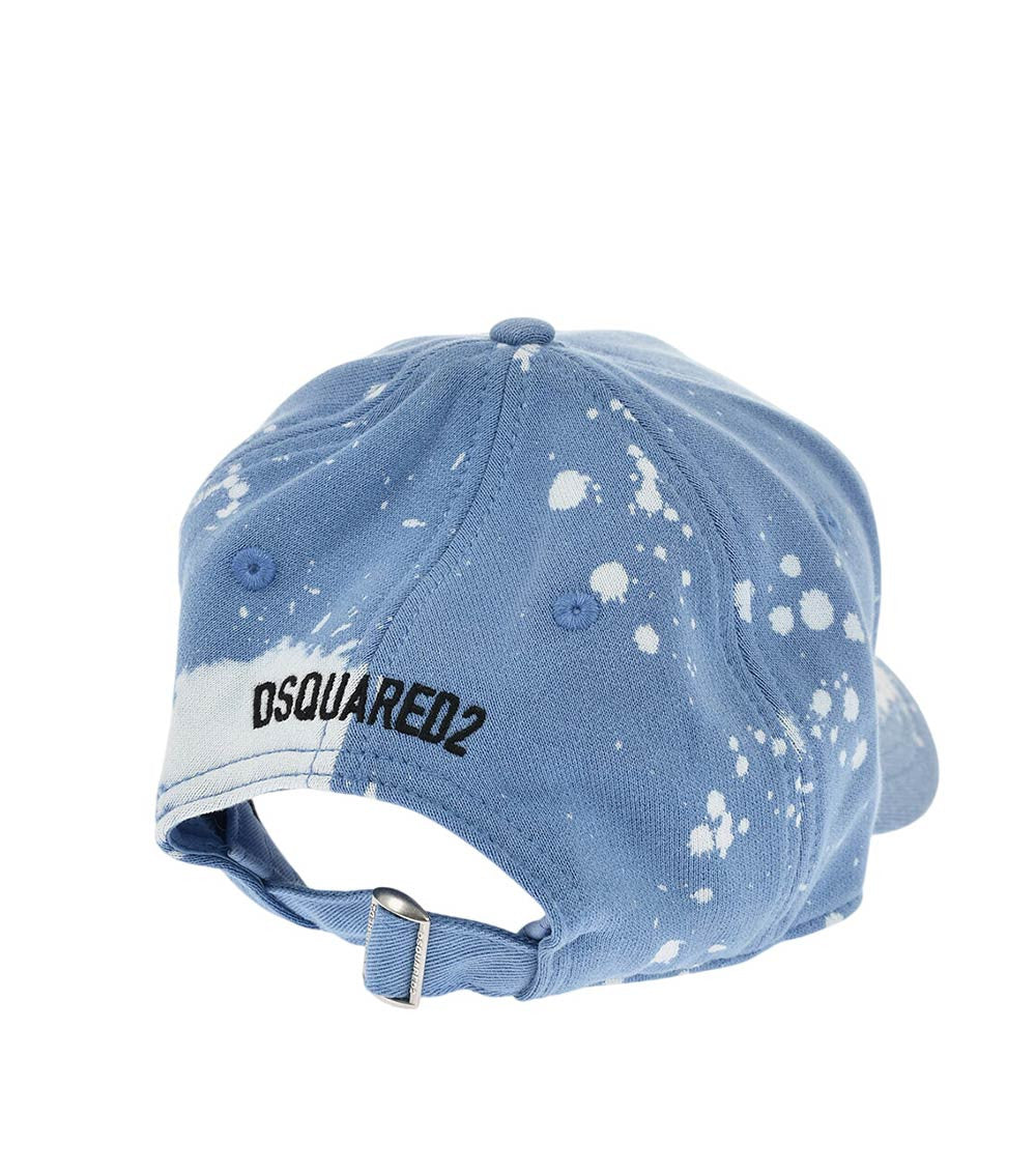 Blue Distressed Baseball Cap 3