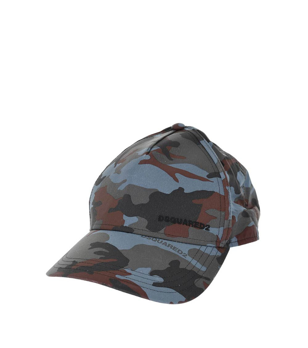 Multicolor Camo Baseball Cap 1