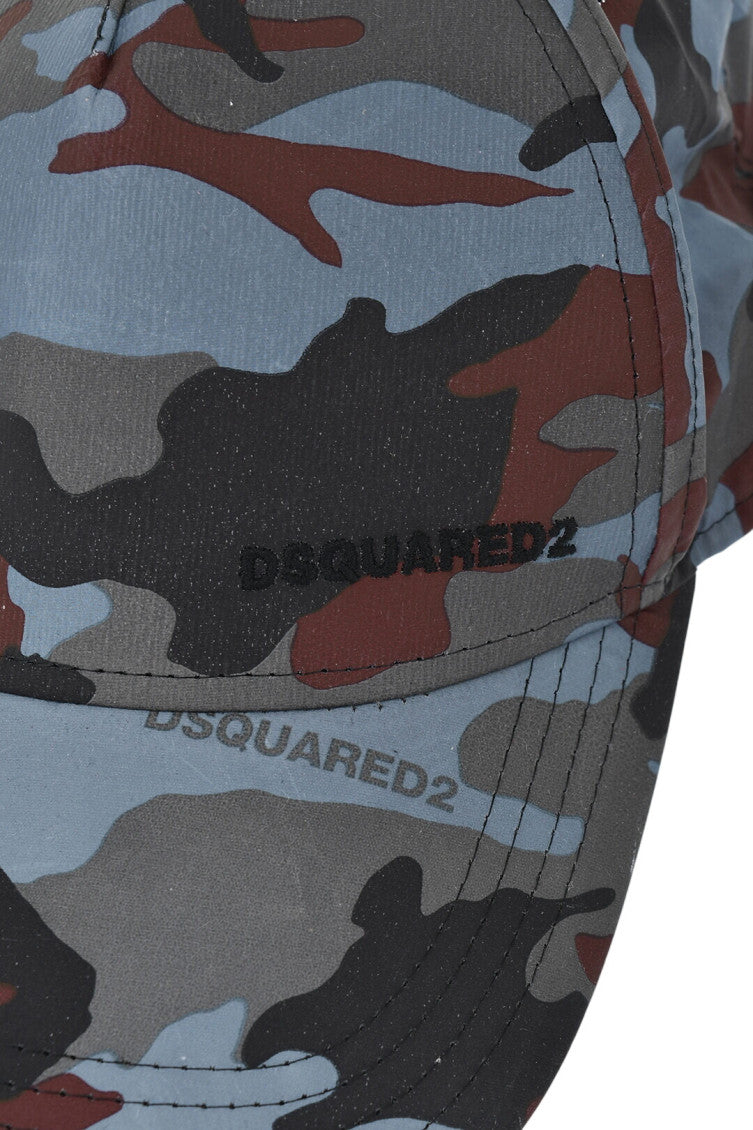 Multicolor Camo Baseball Cap 2