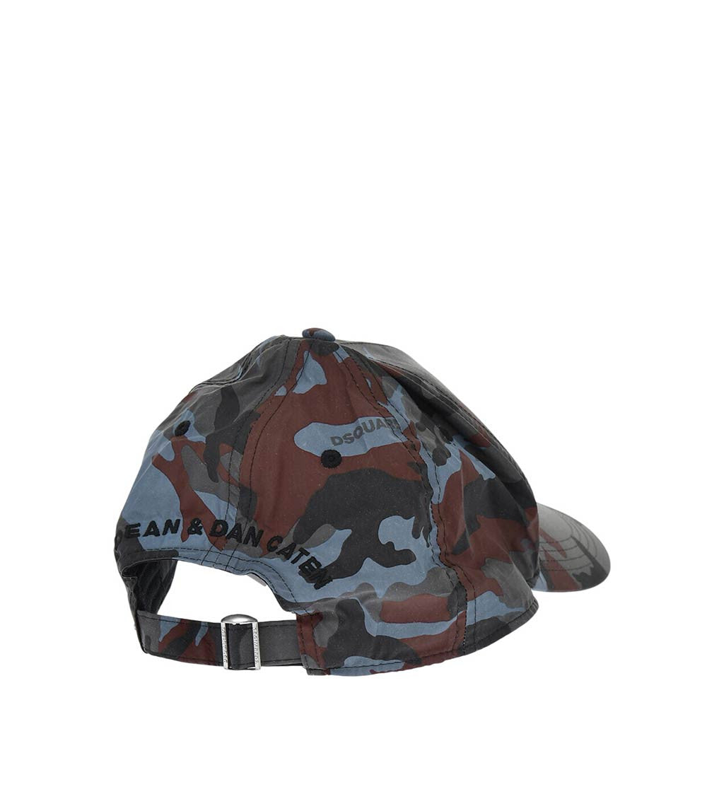 Multicolor Camo Baseball Cap 3