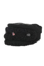 Black Textured Breton Hat 1