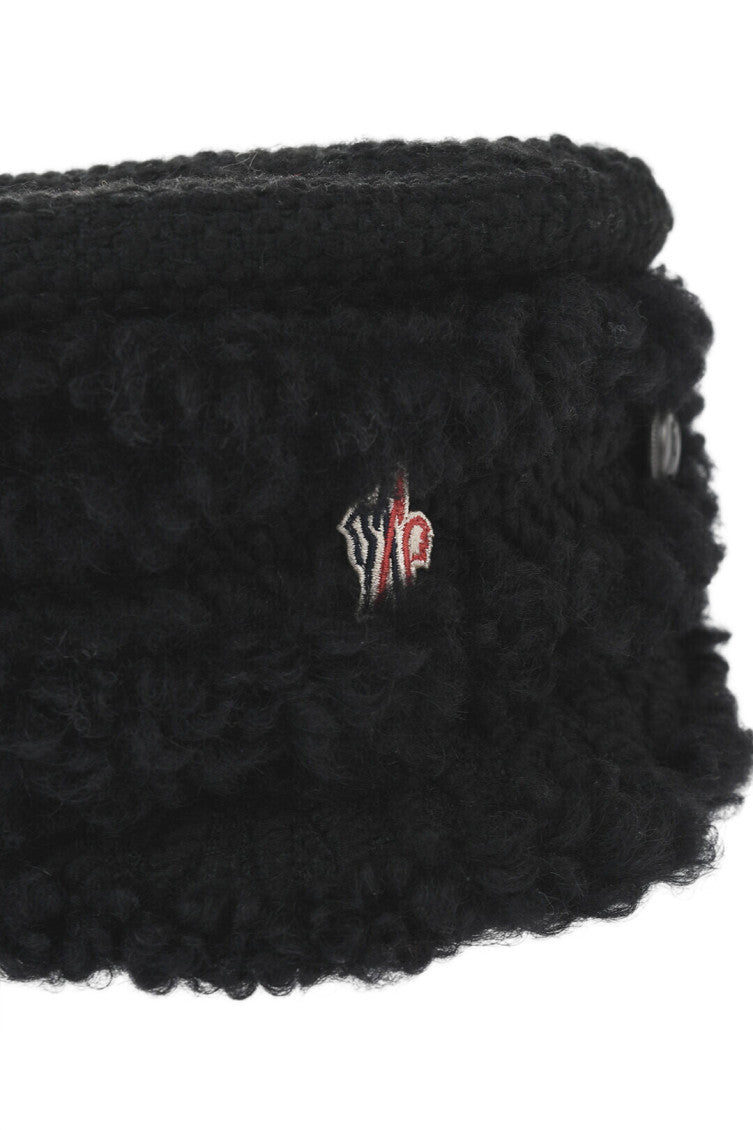 Black Textured Breton Hat 3