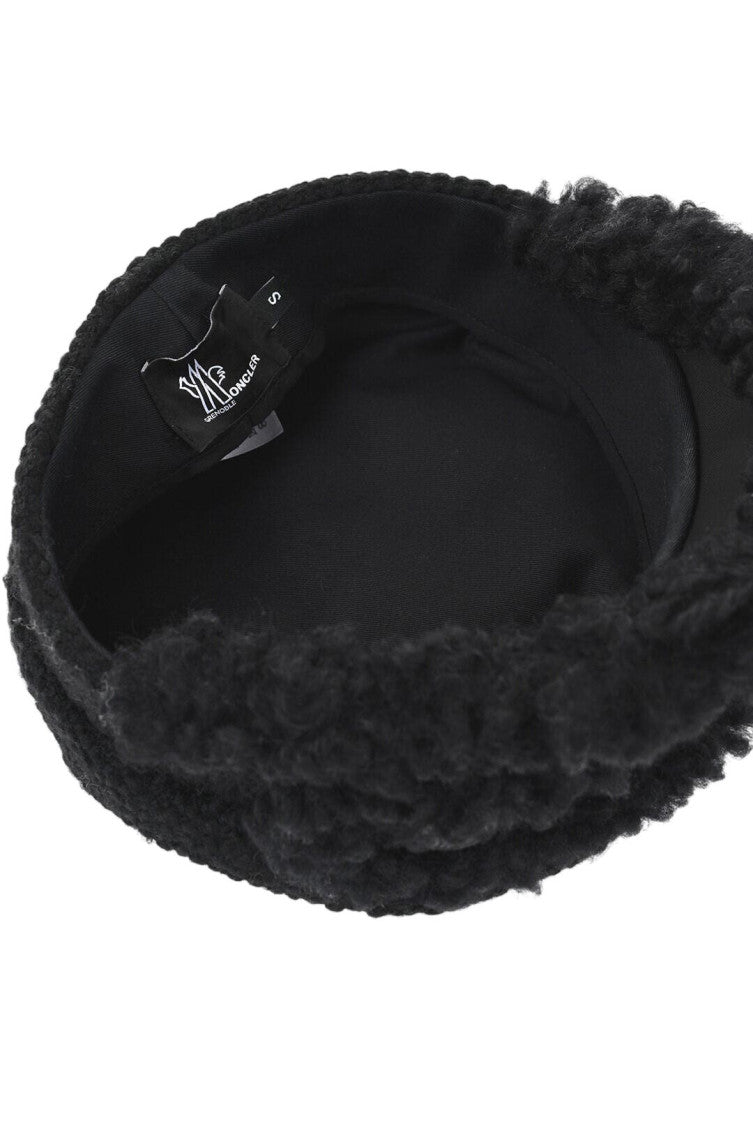 Black Textured Breton Hat 4