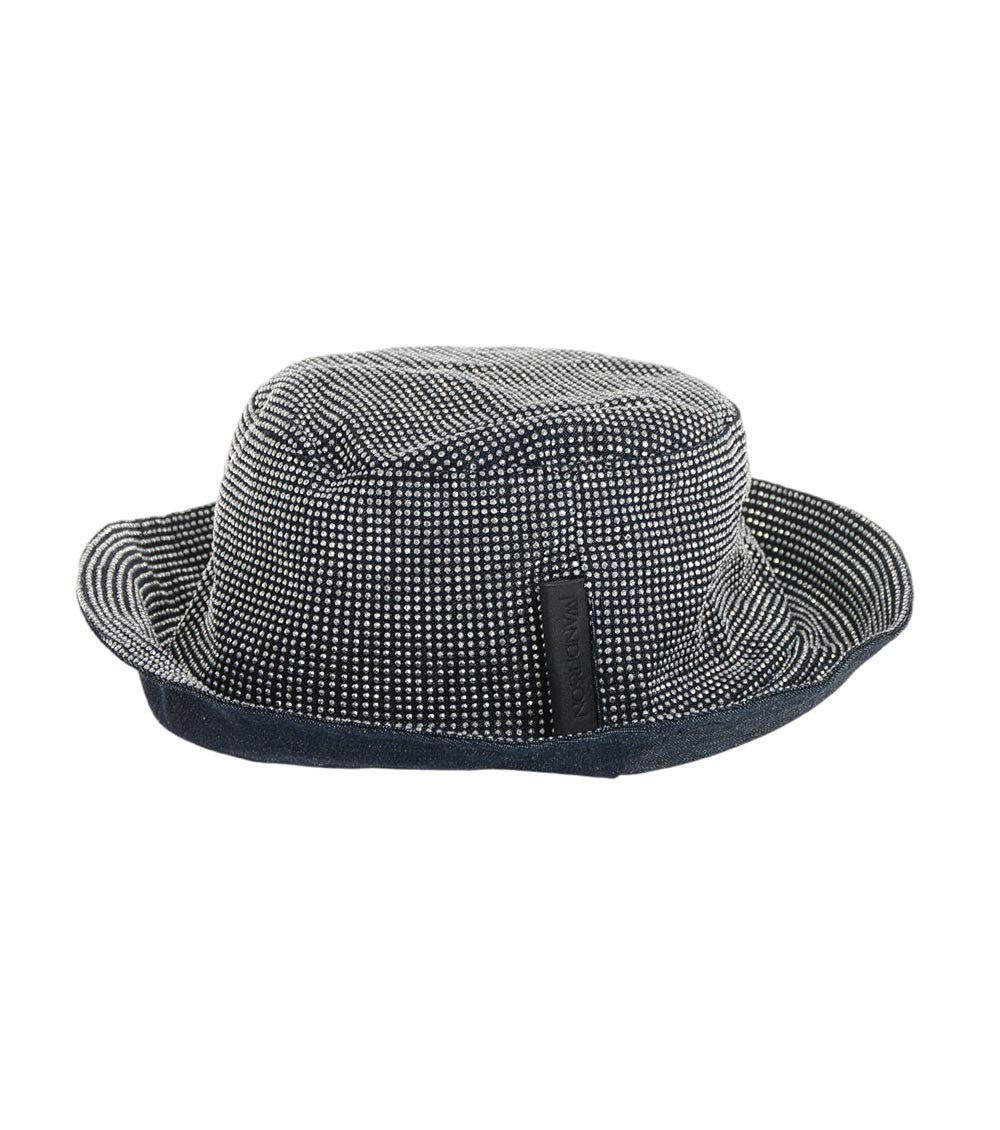Blue Embellished Bucket Hat 2