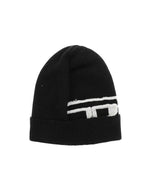 Black  Logo Beanie Cap 1