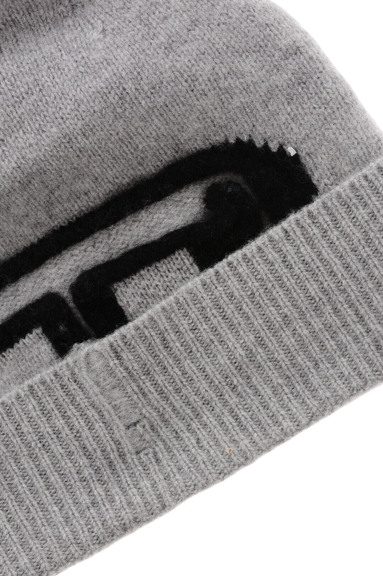 Grey Logo Beanie Cap 3