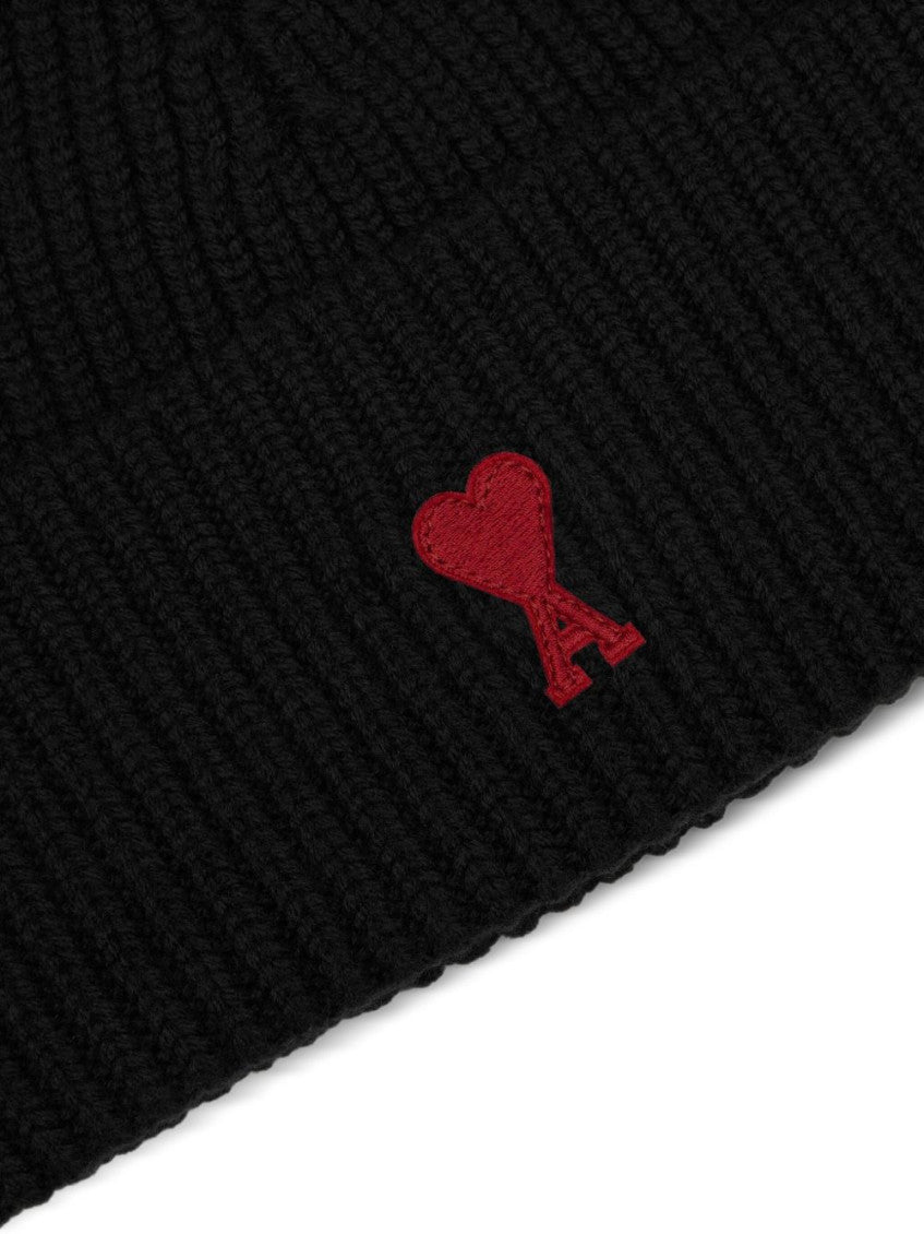 Black Textured Beanie Cap 5