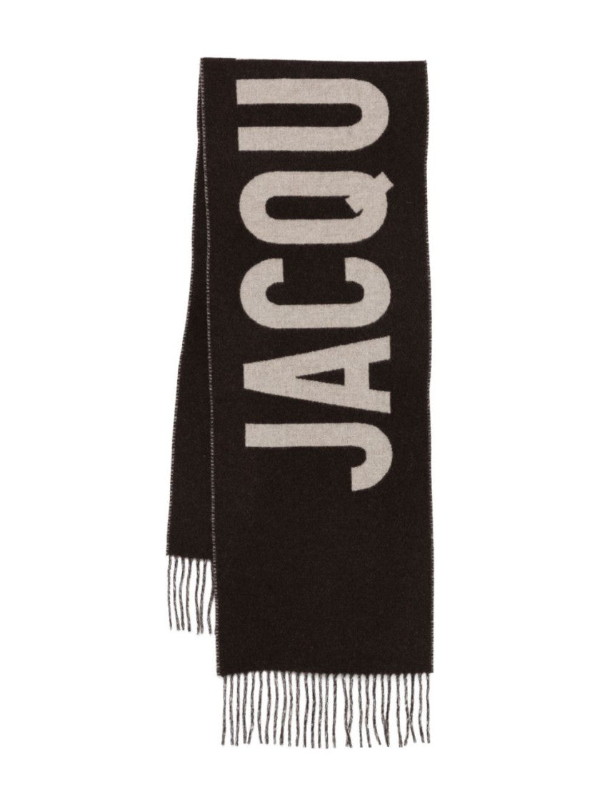 Brown Logo Scarf 1