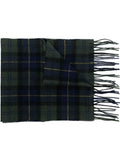Green Check Pattern Scarf 1