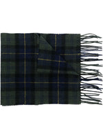 Green Check Pattern Scarf 1