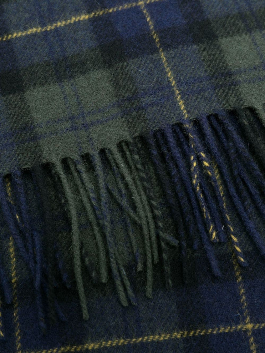 Green Check Pattern Scarf 2
