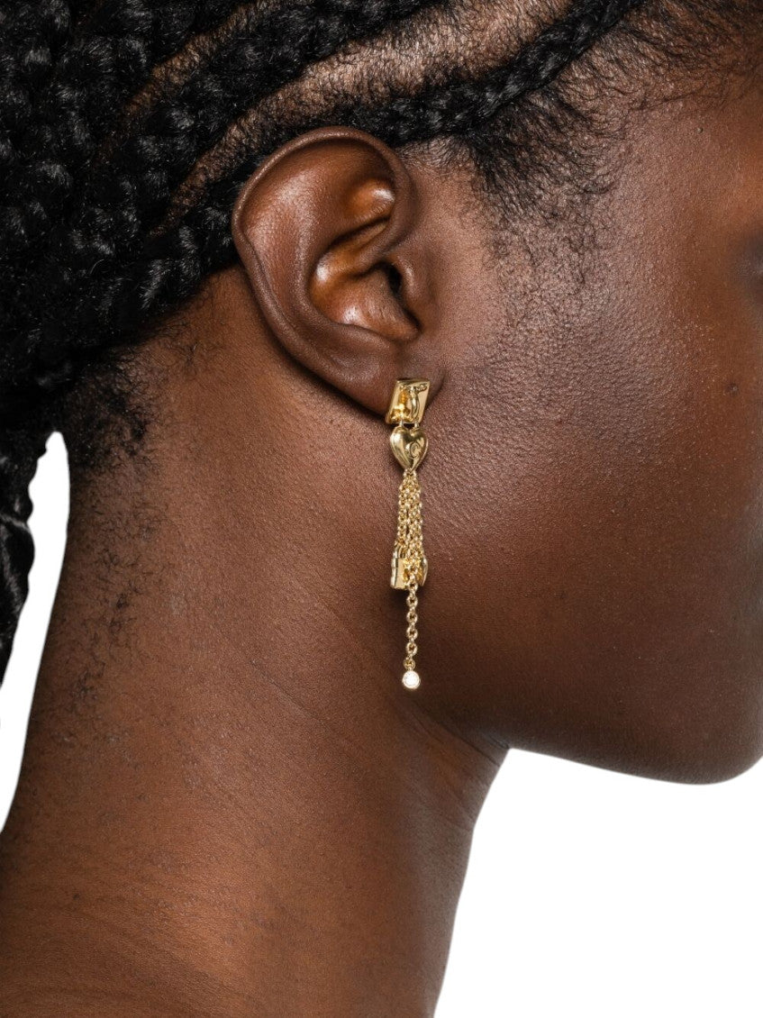 Golden Charm Dangler Earrings 4