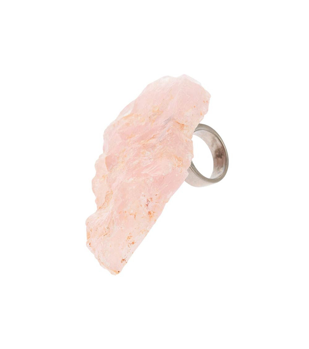 Pink Quartz Detail Ring 1
