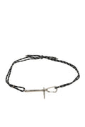 Black Logo Rope Belt 1