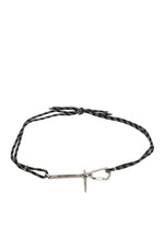 Black Logo Rope Belt 1
