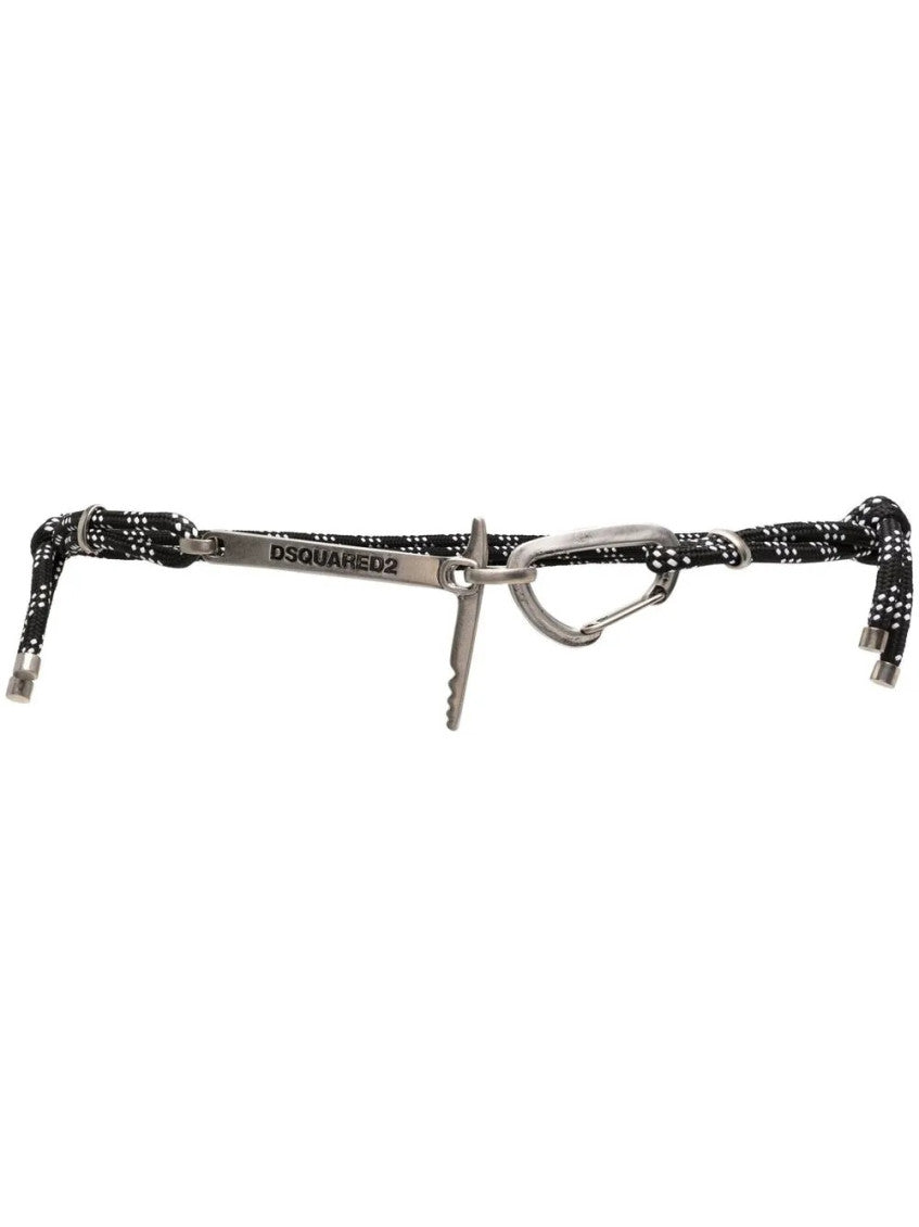 Black Logo Rope Belt 2