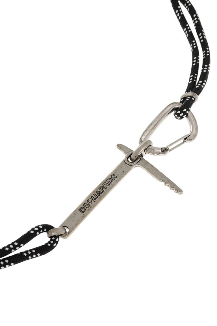 Black Logo Rope Belt 3