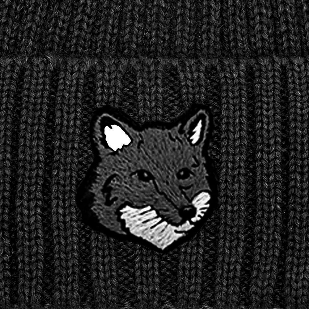 Black Logo Beanie Cap 3